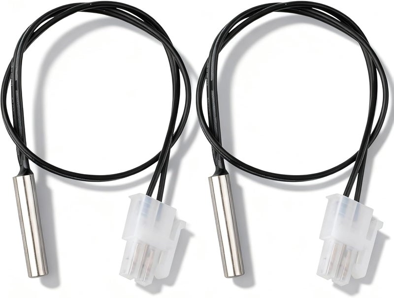 Valorup 2188819 Refrigerator Thermistor Sensor, Compatible with Whirlpool, KitchenAid, Kenmore&Maytag, Replacement for 1057763/2216113/AH968736 in MSF21/MSF25 Series Fridges​, 2-Pack - Image 1